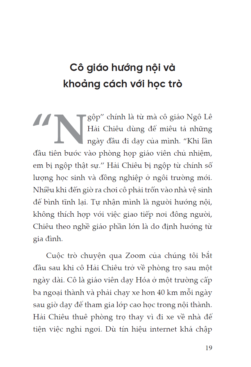 doc thu nha giao tre va nhung cau chuyen nghe