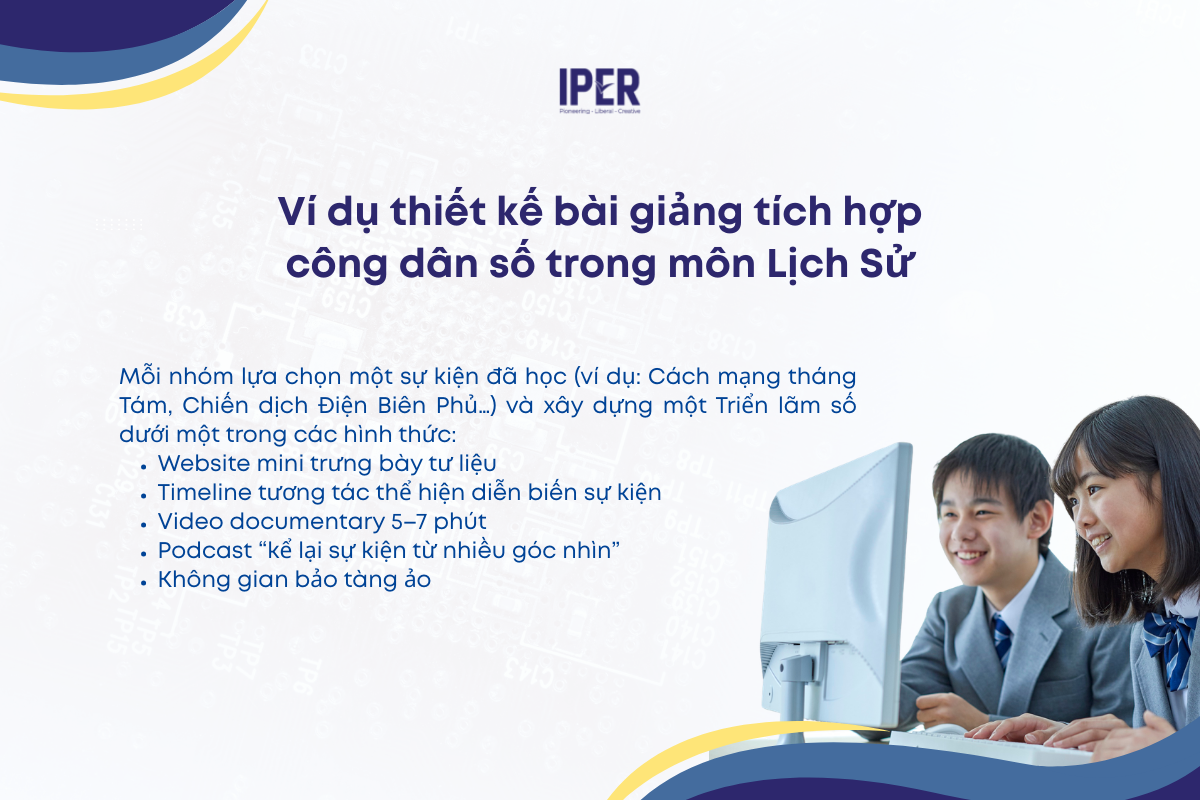 năng lực số trong dạy và học lịch sử